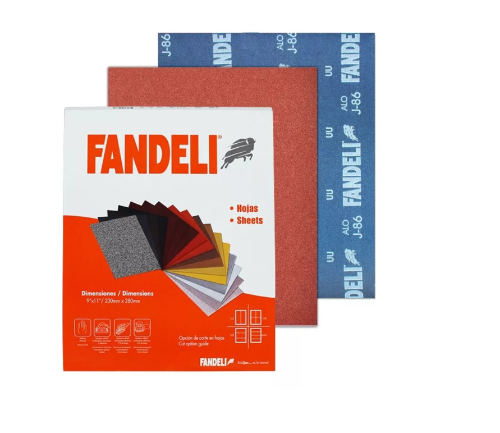Lija Oxido Roja 36 Fandeli